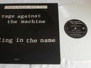 Rage Against the Machine Killing in the Name 1993 1st Press NM Ltd Ed White 12