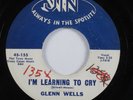 Teen Swamp Rock 45 GLENN WELLS I'm Learning To Cry JIN HEAR