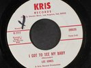LEE JONES: I Got To See My Baby 45 (xol, Los Angeles obscurity) rare Soul