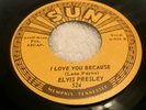 ELVIS PRESLEY I Got A Woman / I Love you Because Mariano REPRO '73 nm 45 SUN 524