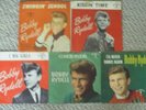 teen BOBBY RYDELL - 5 PICTURE SLEEVES - SWINGIN' SCHOOL, I DIG GIRLS, KISSIN'