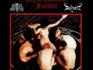 Impaled Nazarene/Beherit - Day Of Darkness Festifall, 1991, Red Edition (Fin),LP