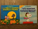 It's The Great Pumpkin Charlie Brown LP Vinyl Halloween & He's Your Dog Snoopy