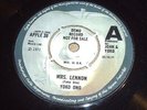 YOKO ONO  Mrs. Lennon / Midsummer In New York  RARE APPLE 71 DEMO (Beatles John)