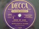 Sister Rosetta Tharpe Rock Of Ages 78 RPM Decca Gospel Let The Lower Lights
