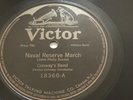 Conway's Band 78rpm Single 10-inch Victor Records #18360 Naval Reserve March