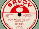 HUEY SMITH You Made Me Cry / You're Down with Me 78rpm Savoy 1953 NOLA WLP
