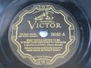 78 RPM  JAZZ  Victor 24162: Isham Jones Orchestra w/ the Three X Sisters