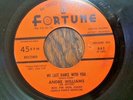 DOO WOP 45 ANDRE WILLIAMS & DON JUANS Fortune 842 MY LAST DANCE WITH YOU/ HEY ..
