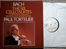 RARE PROMO, WHITE LABEL Bach · Paul Tortelier ?– The Six Cello Suites 3 LP BOX
