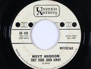 R&B Soul Popcorn 45 - Hoyt Hudson - They Took John Away/Individuality - UA - mp3