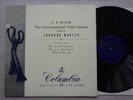 MARTZY  - COLUMBIA 33CX 1287 - BACH - UNACCOMPANIED VIOLIN SONATAS N.3 / N.4