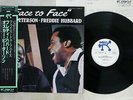 FREDDIE HUBBARD,OSCAR PETERSON FACE TO FACE PABLO 28MJ 3210 Japan OBI PROMO LP
