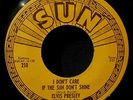 ELVIS PRESLEY-Good Rockin' Tonight & I Don't Care If The Sun-Reissue 45-SUN #210