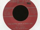 BILLY ADAMS You Gotta Have a Duck Tail on Nau-Voo Rare Rockabilly 45 Hear