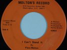 FLORA MOLTON: I Can’t Stand It Molton’s Washington DC Gospel Blues 45 NM- HEAR