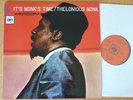 THELONIUS MONK , IT'S MONKS TIME, CBS SPBG62391, 1ST UK PRESSING