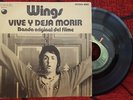 WINGS (PAUL McCARTNEY) **Live And Let Die** RARE 1973 Spain 7