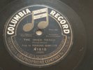 Peerless Quartette 78rpm Single 10-inch Columbia Records #A-1515 The Irish Tango