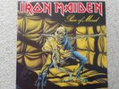 Iron Maiden - Piece of Mind hand signed by Dave Murray and Adrian Smith