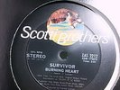 Survivor Burning Heart Single ZAS 2212 Promo Record 1985 Scotti Brothers