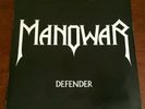 Manowar - Defender Maxi Single 12'' UK 1983 2 Track Pic Sleeve ORG Rare VG+/VG+