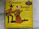 COUNTRY SONGS VOL.3 JIM & MAXINE BROWN. GOLD/RED LONDON. 45 RPM E.P. 1956. U.K.