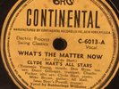 Charlie Parker Diz Clyde Hart What’s The Matter Now Thats Blues CONTINENTAL 6013