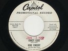 '57 Classic Rockabilly GENE VINCENT Crazy Legs/Important Words CAPITOL VG++ HEAR