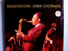 JOHN COLTRANE w/PHAROAH SANDERS MEDITATIONS RARE ORIG '66 IMPULSE STEREO LP RVG