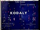 Janos Starker Kodaly Cello Sonatas LP excellent original Period label