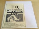 Led Zeppelin - LIVE  - Vinyl LP - Instant Analysis - 1988
