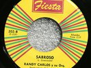 RANDY CARLOS Latin 45rpm Sabroso b/w Spanish Rice LISTEN