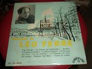 LEO FERRE L’ILE SAINT LOUIS lp 25CM BIEM CHANT DU MONDE réf:LDM - 4022