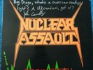 Nuclear Assault Brain Death EP 1986 1st Edition Combat Records Signed? VG+VG+OOP