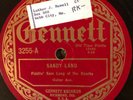 Gennett 3255 Fiddlin' Sam Long SANDY LAND  78rpm country 1926 EE+