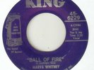MARVA WHITNEY Ball Of Fire KING  NORTHERN SOUL USA 45