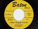 R&B Rocker 45 - Marie Knight - I Thought I Told You Not To Tell Them - Baton mp3