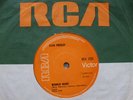 Elvis Presley 1969 Solid Centre Orange Label Wooden Heart / Tonight  RCA 1226