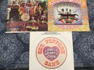 The Beatles LP Record Lot:  Lonely Hearts, Magical Mystery Tour, Hearts Club