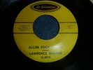 RARE CAJUN LAWRENCE WALKER LA LOUISIANNE EX. 45, ALLON ROCK & ROLL & YEAUX NOIR