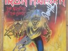 Iron Maiden   Number Of The Beast Red Vinyl Autographed 7