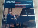 POLLINI CHOPIN PIANO CONCERTO No.1 HMV ASD 370 VINYL LP ORIG UK RARE WHITE GOLD