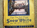 Walt Disney's Snow White and the Seven Dwarfs - 78 rpm soundtrack - 1938