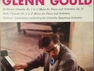 COLUMBIA MONO ML 5298 *6-EYE* BEETHOVEN CTO #1 & BACH CTO #5 *GLENN GOULD* EX/NM