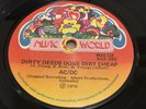 AC/DC RARE DIRTY DEEDS DONE DIRT CHEAP MUSIC WORLD 1976 7