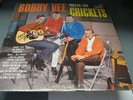 BOBBY VEE  MEETS  THE  CRICKETS  LP  LIBERTY LRP 3228 MONO  SIGNED BOBBY VEE