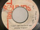 MICKEY SIMPSON - I AND I CAN'T TURN BACK NOW - TOTAL SOUNDS ( ROOTS 7 )