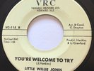 SOUL FUNK Little Willie Jones YOU'RE WELCOME TO TRY VRC 45 rare NM