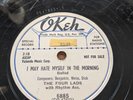 78 Promo THE FOUR LADS OKEH 6885 Hate Myself / The Mocking Bird
